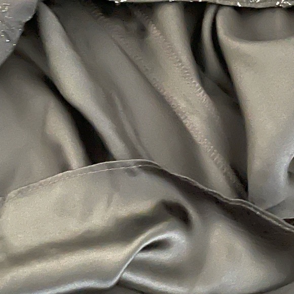 Jessica McClintock Black Glitter Gown - Picture 12 of 16